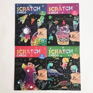 Scratch Art Mini Pads - Assorted