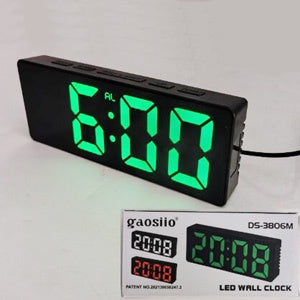 LED Digital Alarm Clock 16cm x 6cm