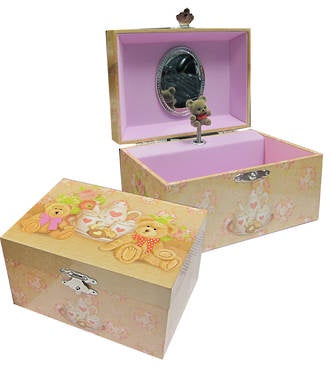 Teddy Bears Picnic Musical Jewellery Box