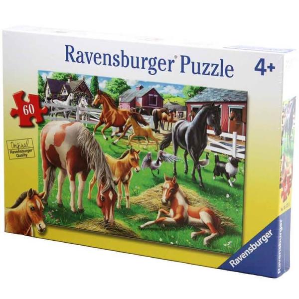 Ravensburger | Puzzle Happy Horses (60pc)
