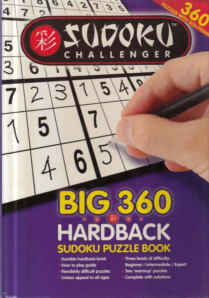 Sudoku Challenger The big 360 Hardcover