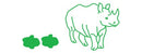 Science & Nature Stamp - Rhino