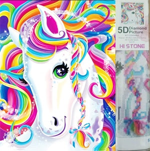 5D Diamond Art - Rainbow Horse