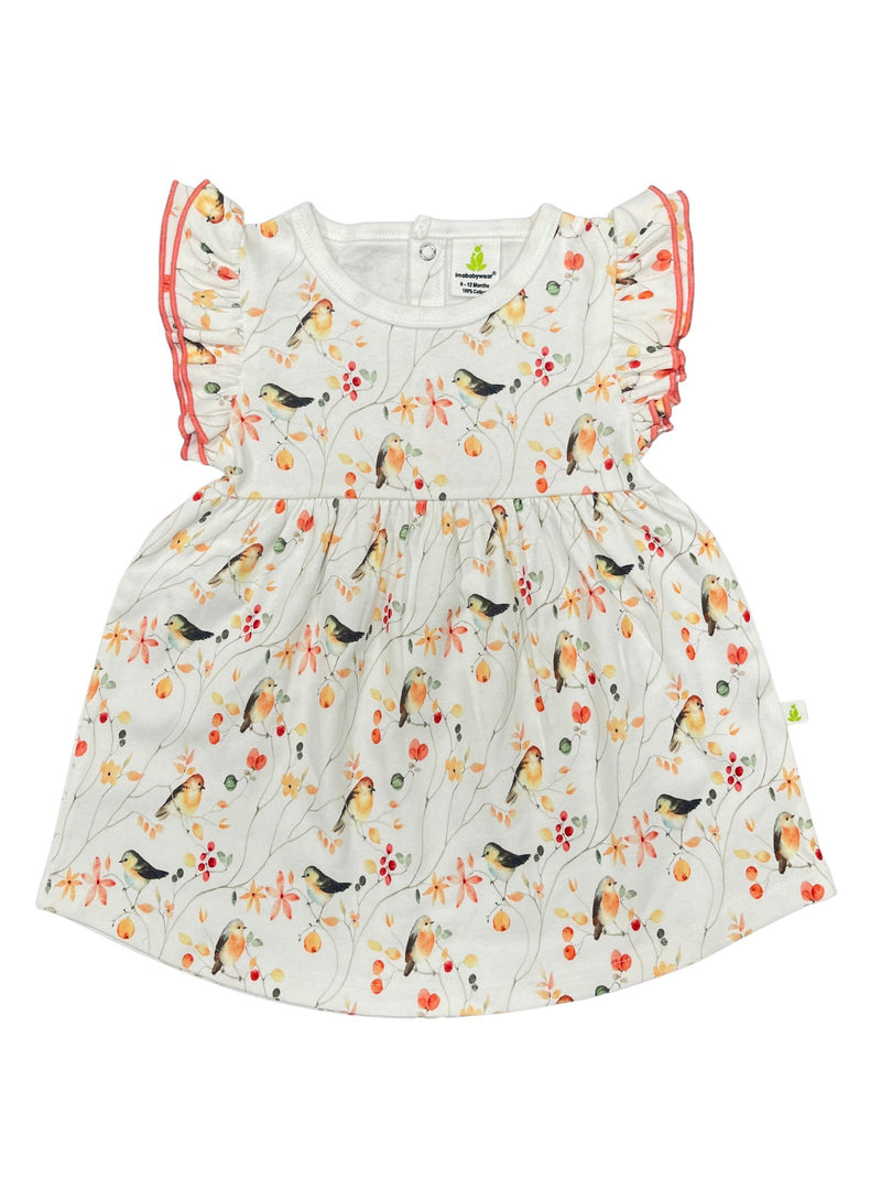 Imababywear | Pricilla Short Sleeved Dress - Little Finch