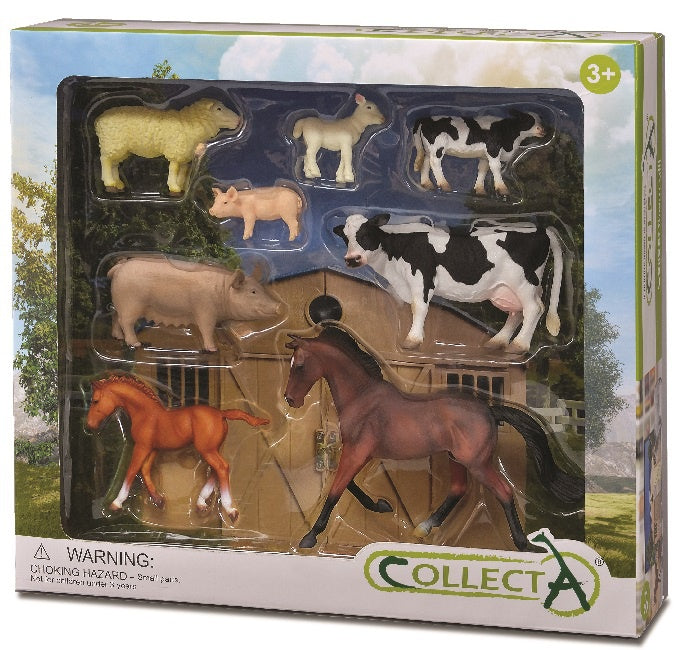 COLLECTA 8pc Farm Life Boxed Set