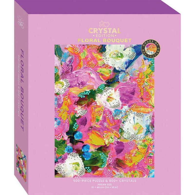 500pc Crystal Jigsaw Puzzle - Floral Bouquet