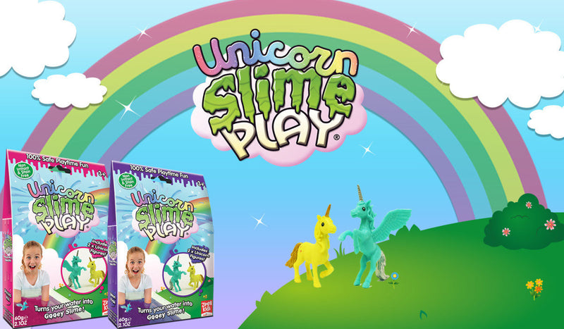 Unicorn Slime Play - Pink