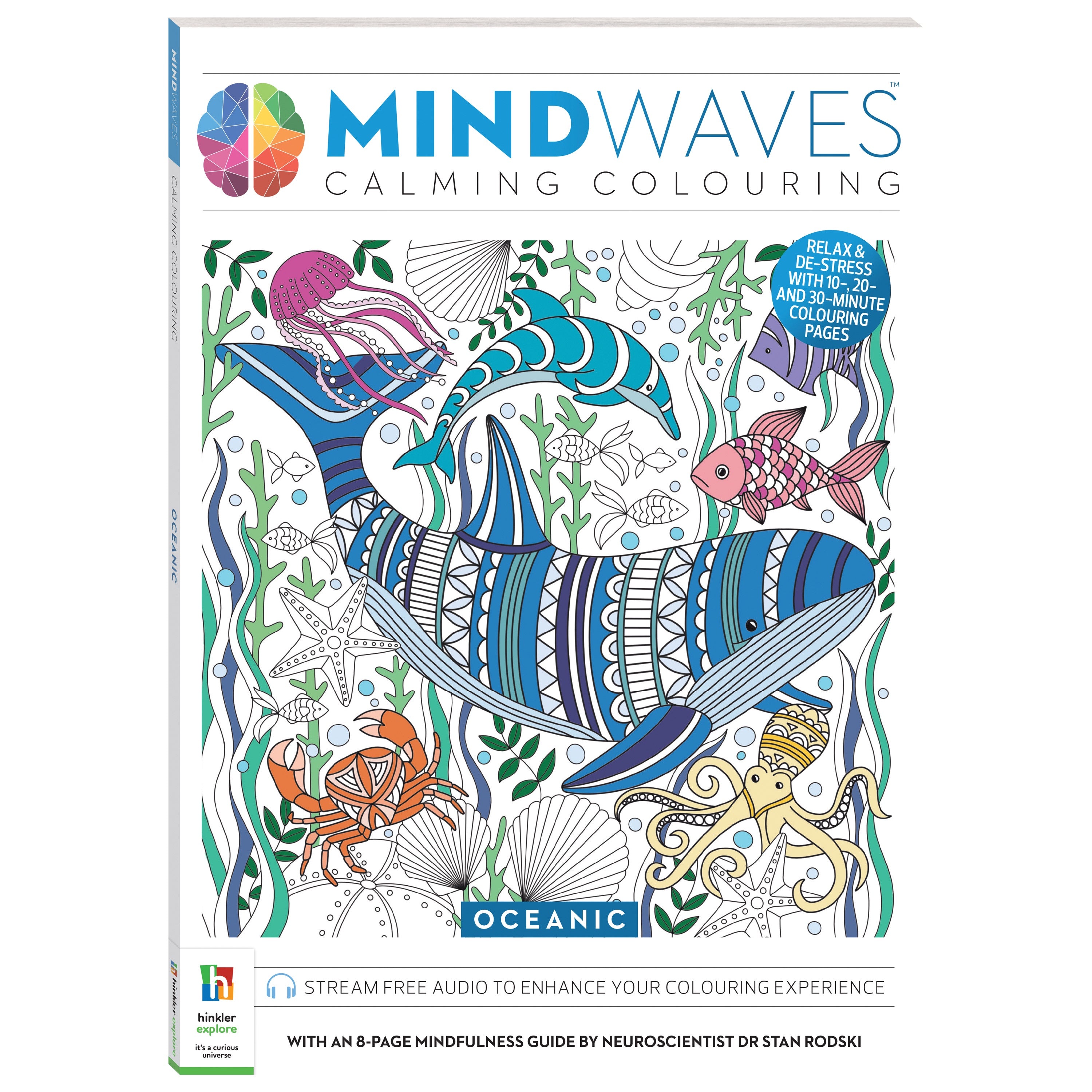 Mindwaves Calming Colouring Oceanic