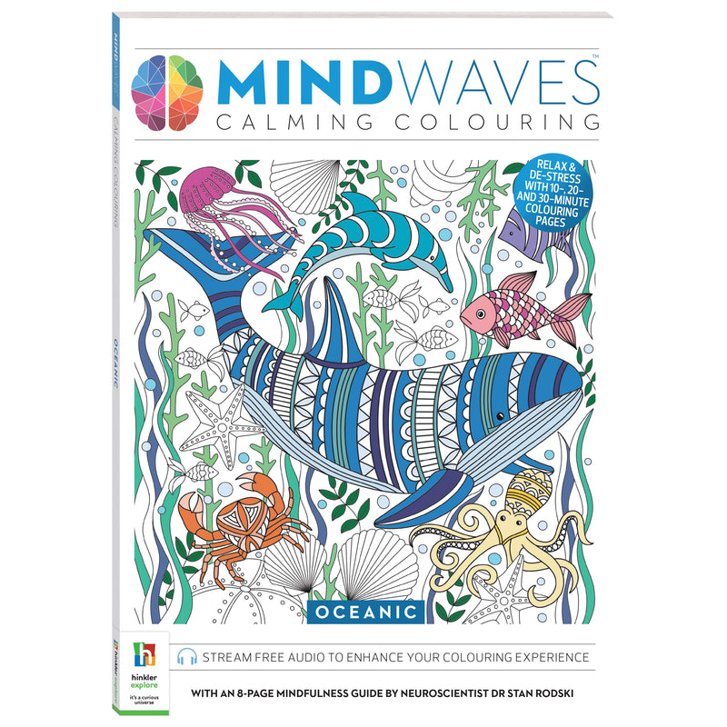 Mindwaves Calming Colouring - Oceanic