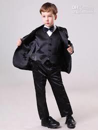 Bamboo | Boys Black formal waistcoat vest