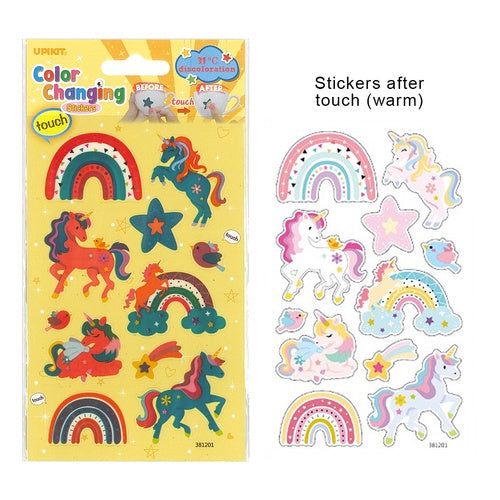 Sticker Colour Change Unicorn 195mm