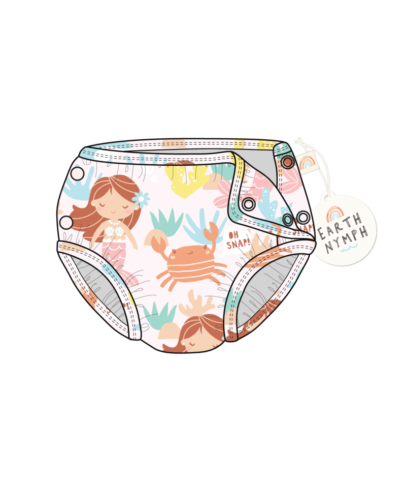 Earth Nymph | Seaside Baby Girls Swim Pant