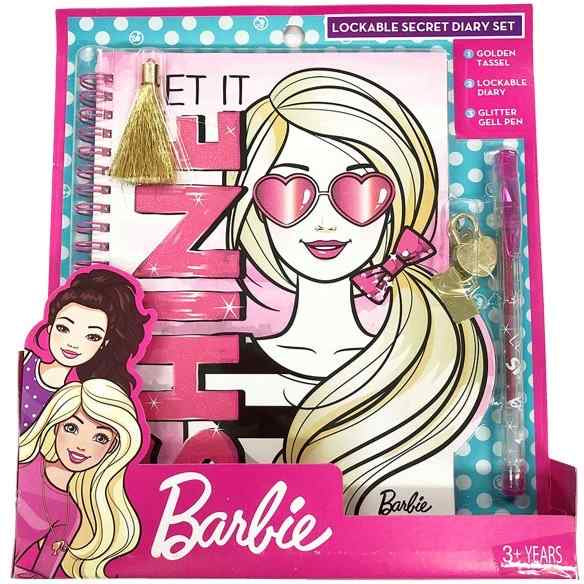 Barbie Book – Lockable Secret Diary Set