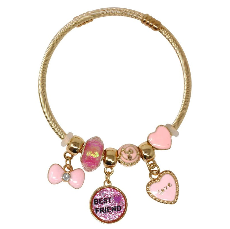 Pink Poppy | Best Friend Charm Bracelet