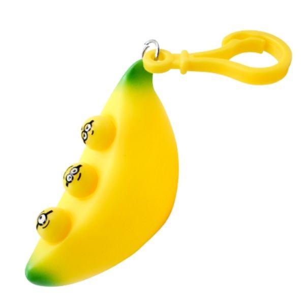 Banana Squeeze Keychain Fidget Toy RRP $3.99