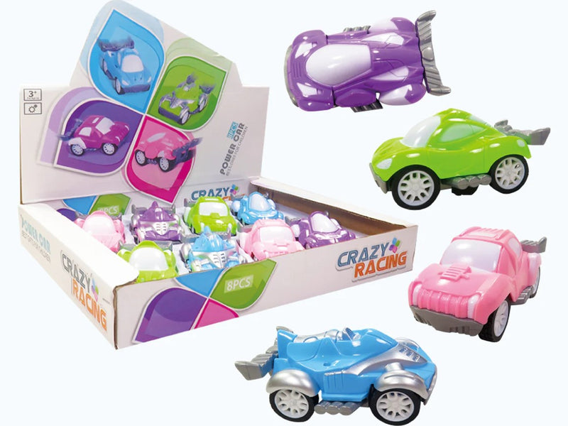 Crazy Racing Pull Back Cars - Assorted