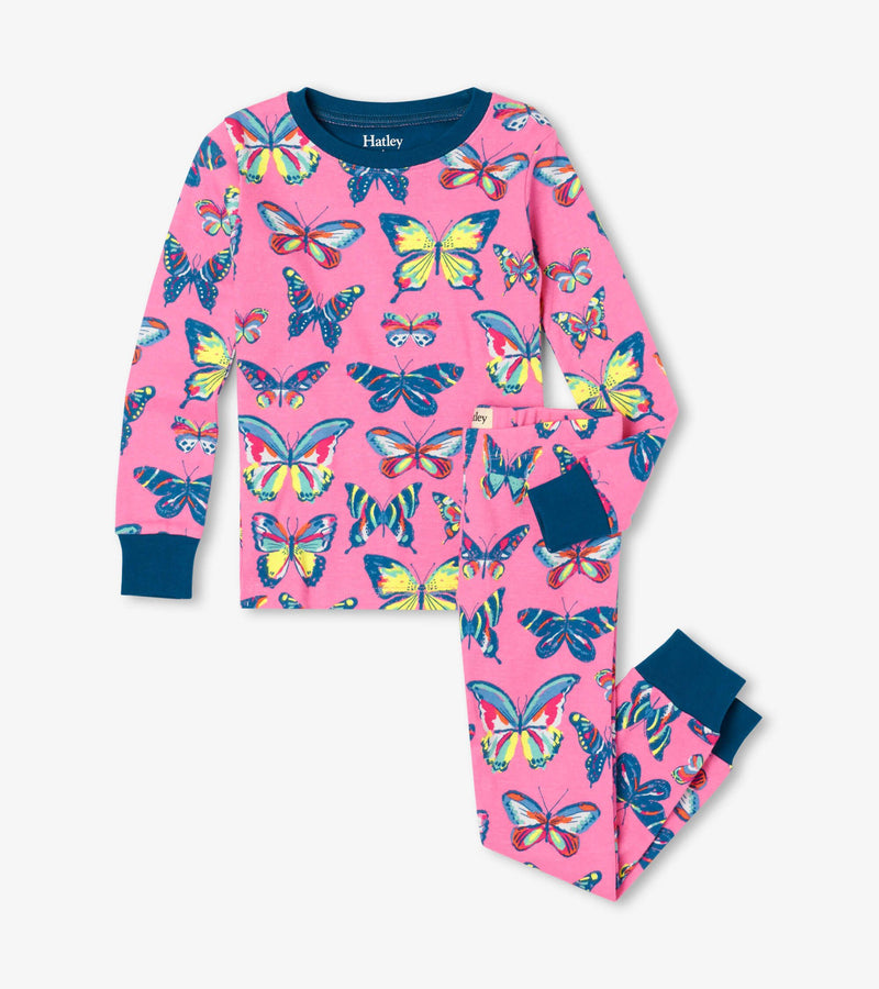 Hatley | Vibrant Butterflies Pajama Set