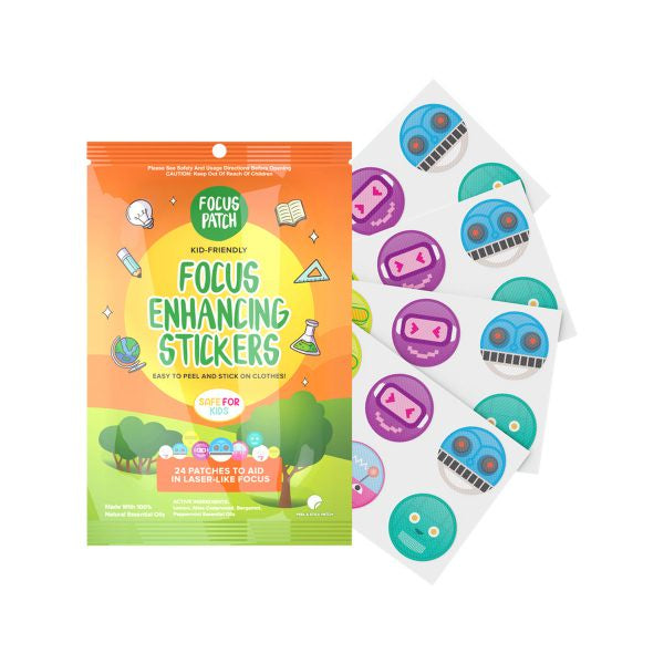 Natural Patch Co | Focus Enhancing Stickers 24 pack