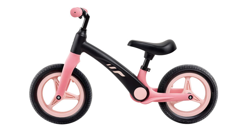 Hape | Shock-Absorbing Balance Bike - Pink & Black