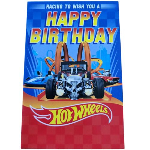 Hot Wheels Birthday Card