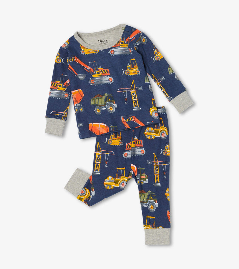 Hatley | Construction Trucks Baby Pajama Set