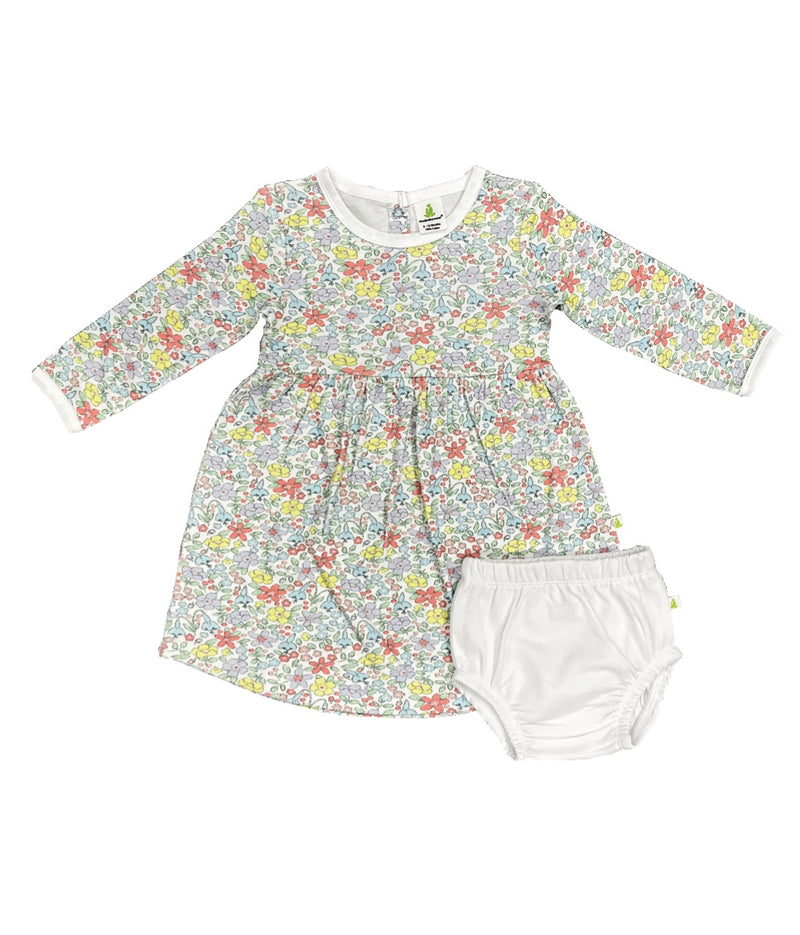Priscilla Dress with Bloomers - Fall Meadow