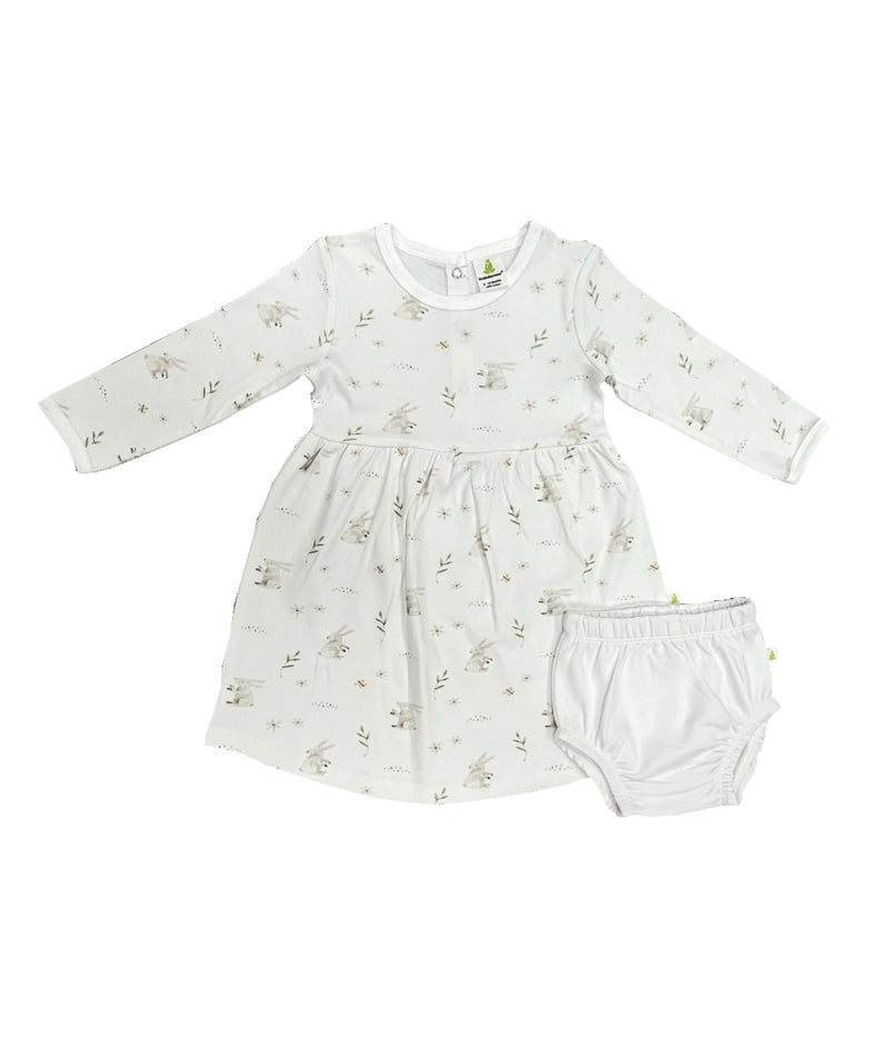 Imababy | Priscilla Dress with Bloomers - Rabbit Garden