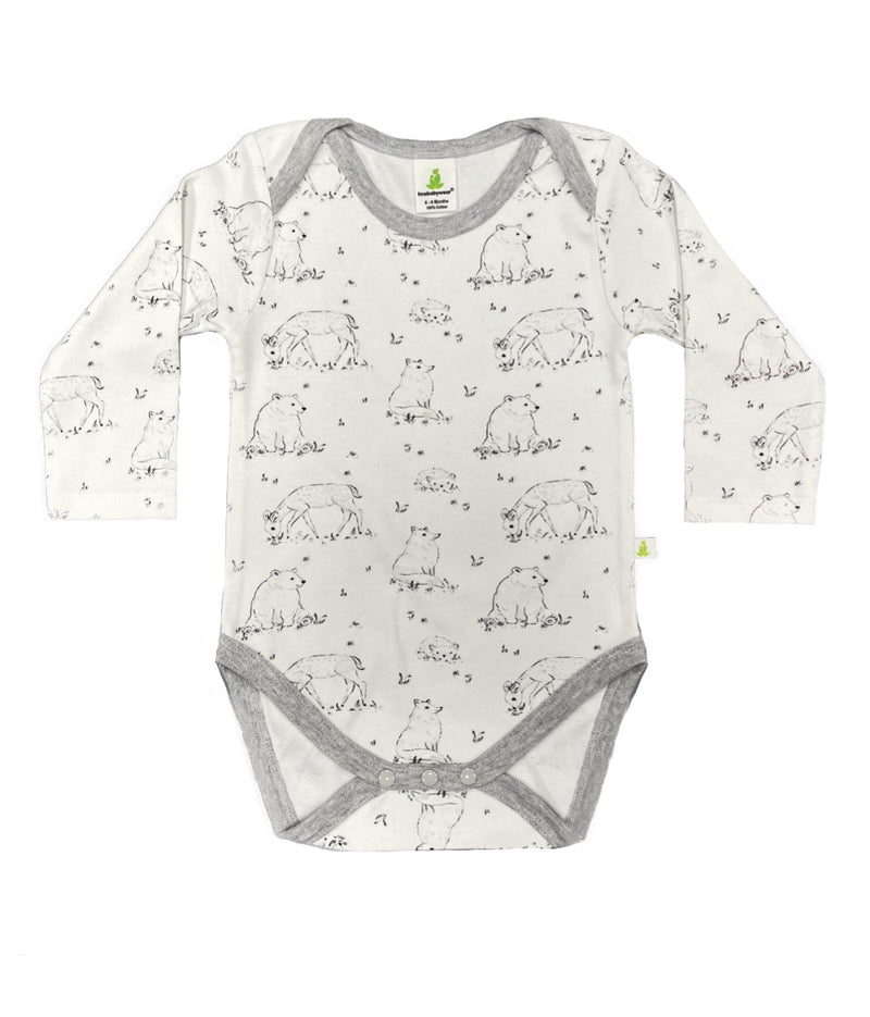 Imababy | L/S Bodysuit- Forest Animals