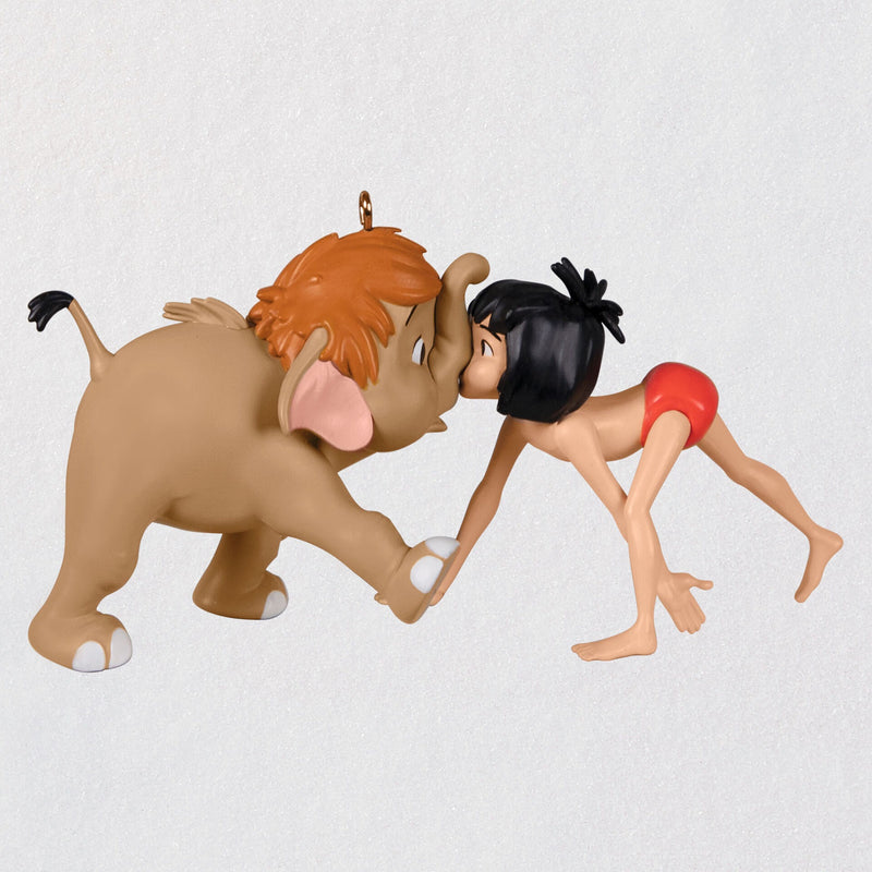 Hallmark Keepsake | Disney Jungle Book 55th Anniversary Mowgli and Elephant Ornament 2022