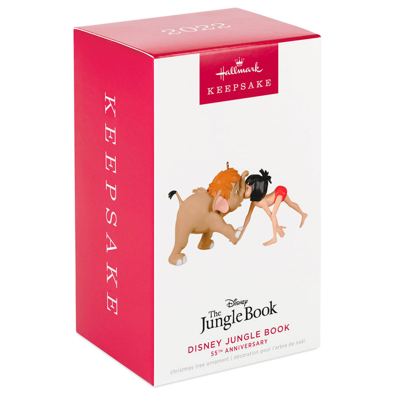 Hallmark Keepsake | Disney Jungle Book 55th Anniversary Mowgli and Elephant Ornament 2022