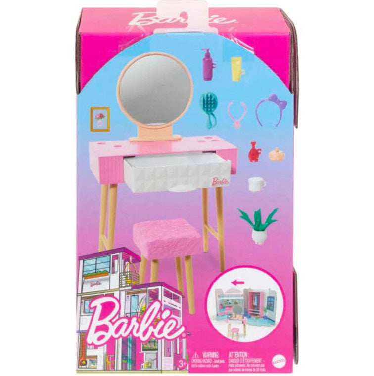 Barbie Accessories Furniture Vanity