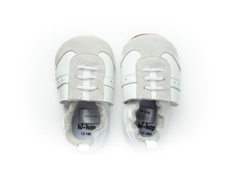 Hi-Hop | Babies - My First Sneakers - White Leather