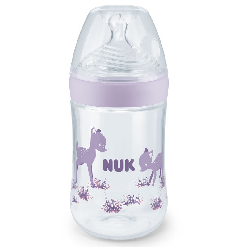 NUK | Nature Sense PP Bottle 260ml - Purple or Blue