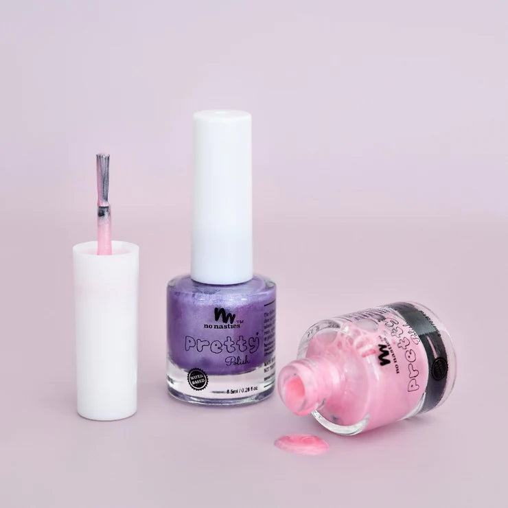 No Nasties | Pretty Water-Based Nail Polish - Pink or Purple