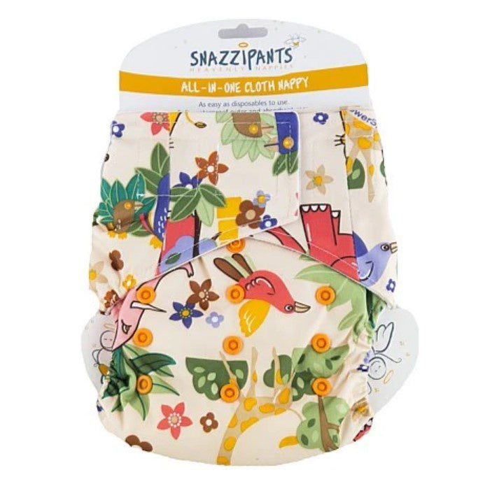 Snazzipants | All in One Cloth Nappy - Jungle