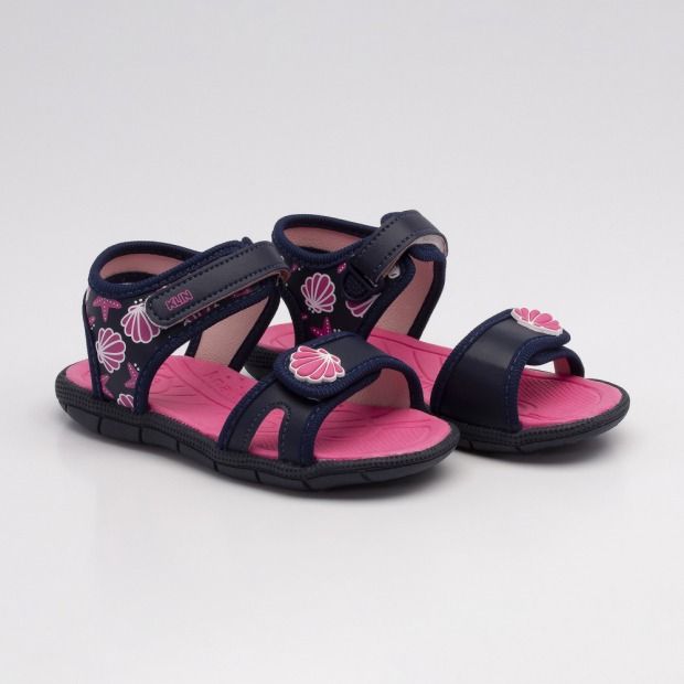 Klin | Seashell Pink/Navy Sandal