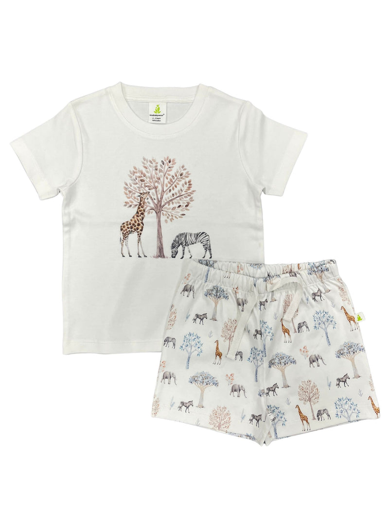 Imababywear | Top & Shorts Set - Forest Friends