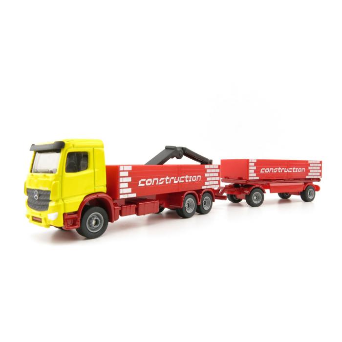 SIKU | 1797 Truck for Construction Material And Trailer - 1:87 Scale