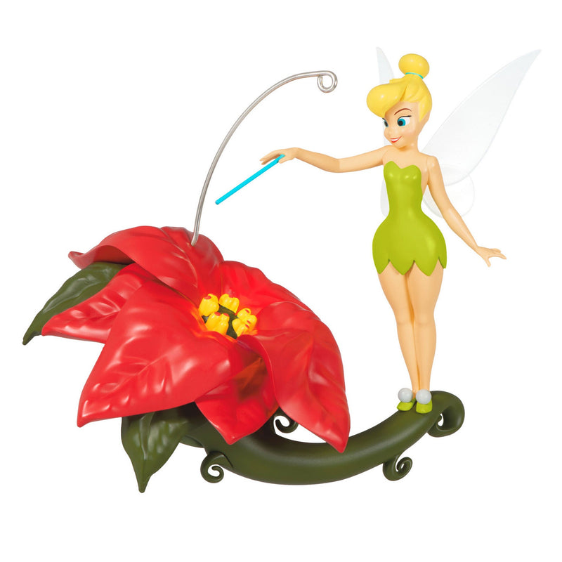 Hallmark | Disney Tinker Bell Pixie-Dusted Poinsettia Ornament 2023