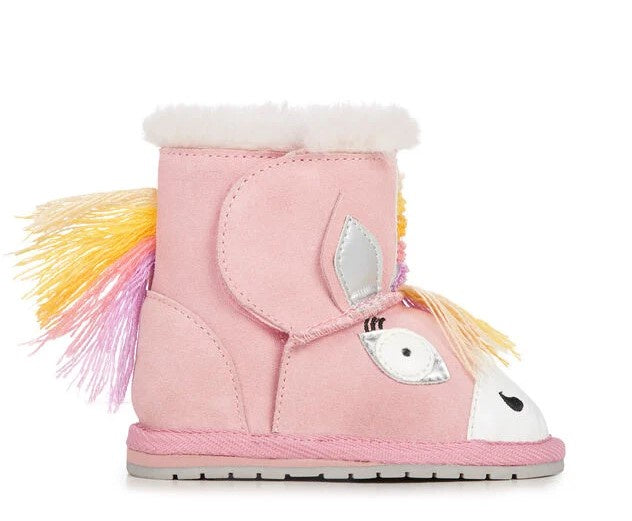 EMU | Magical Unicorn WalkerWool Boots - Pale Pink