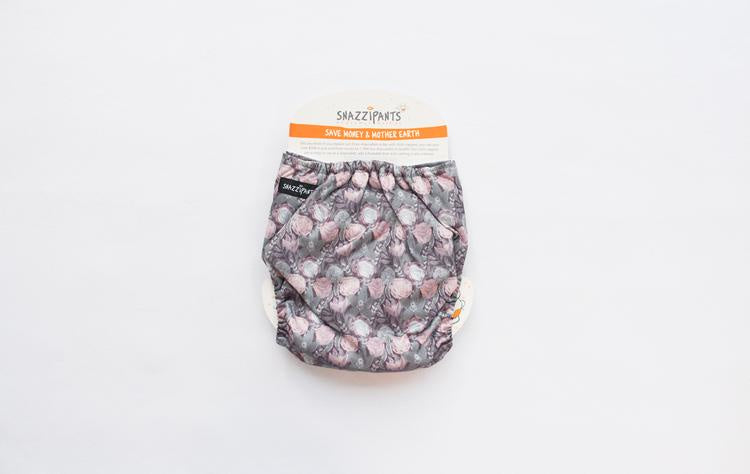 Snazzipants All in One Cloth Nappy - Vintage Rose
