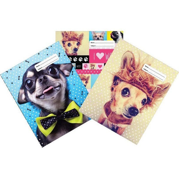 Spencil | Woof Book Cover A4 Pack 3 Assorted
