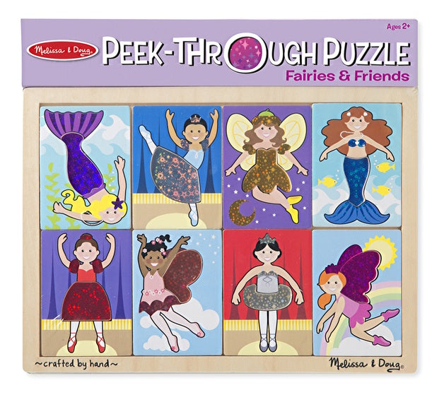 Peek Through Puzzle - Fairies & Friends | Melissa & Doug