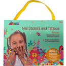 Avenir Nail Stickers And Tattoos Flower Green