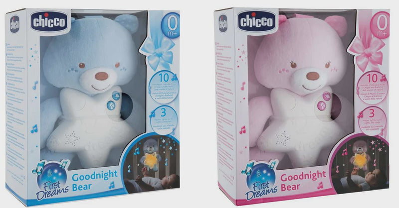 Chicco | First Dreams Goodnight Bear - Pink or Blue