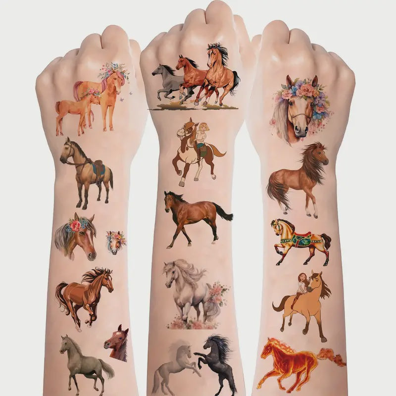 Horses Tattoos -8 Sheets