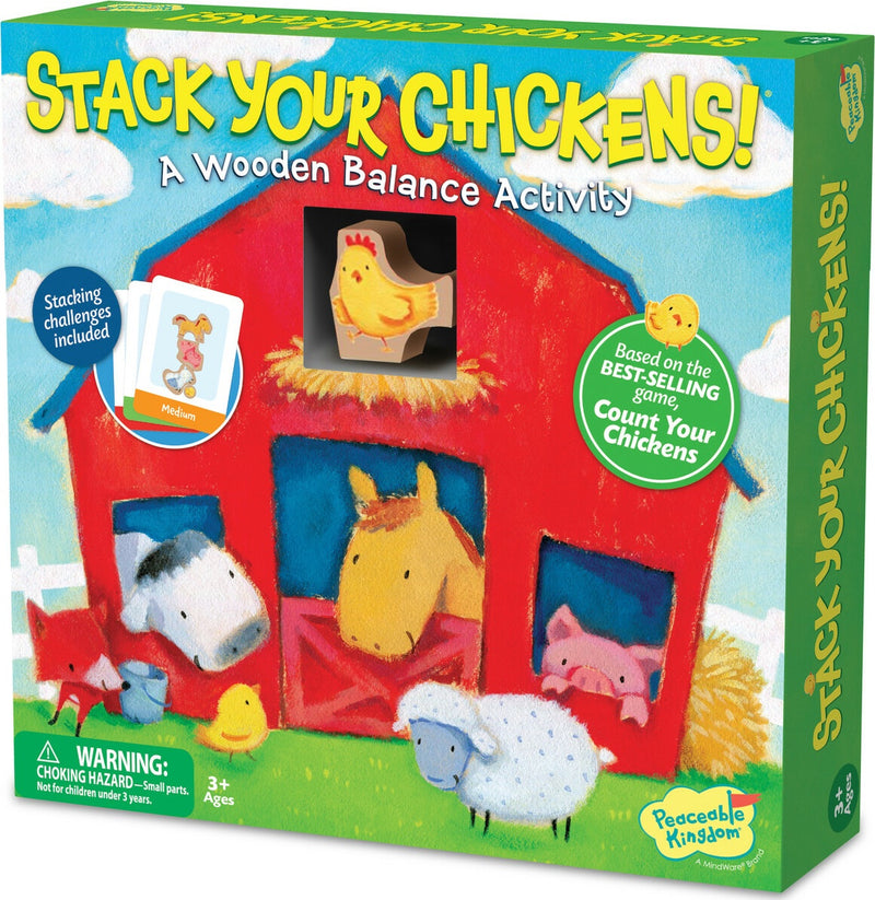 Peaceable Kingdom Stack Your Chickens