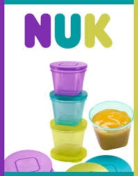 Nuk | Stackable Food  Pots -6pk with Lids