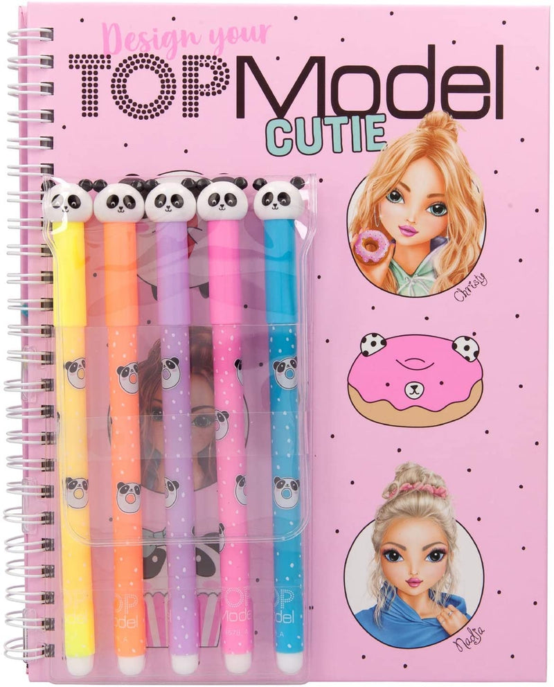 Top Model | Colouring Book with Felt Pens Candy Cake
