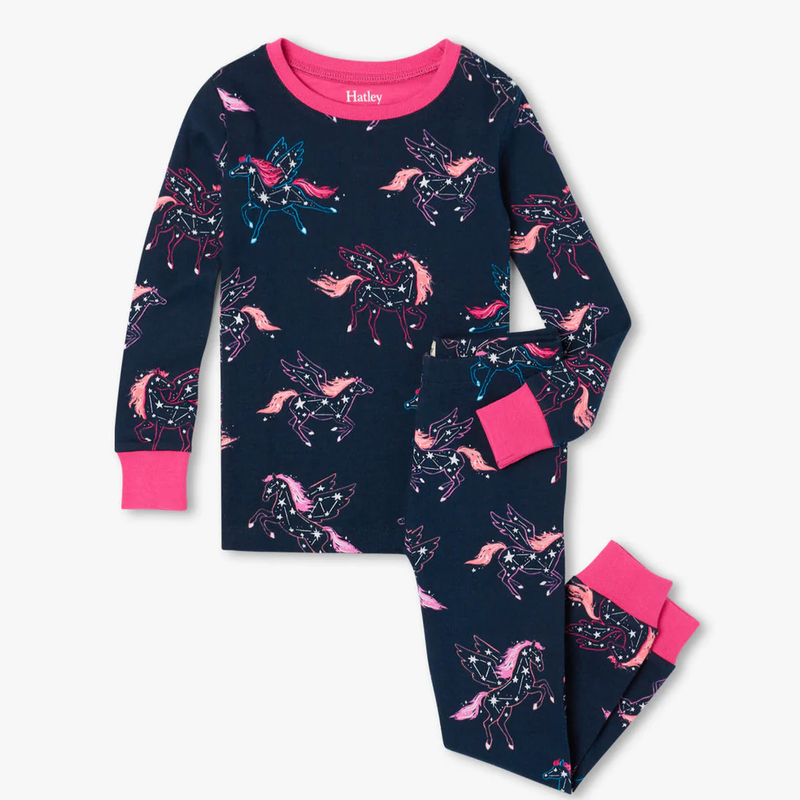 Hatley | Pegasus Constellations Raglan Pajama Set